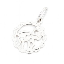 Zlatý přívěšek z bílého zlata zvěrokruh Beran