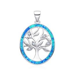 MOISS stříbrný přívěsek OPÁL STROM