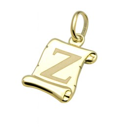 Zlatý přívěsek písmeno Z