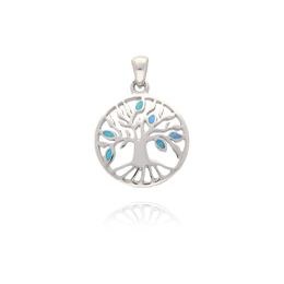 MOISS opálový stříbrný přívěsek STROM