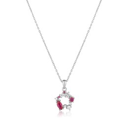 Náhrdelník JVD SVLN0887SH2R145 stříbrný