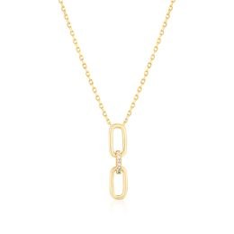 Stříbrný náhrdelník JVD 925/1000 SVLN0736X61GO45