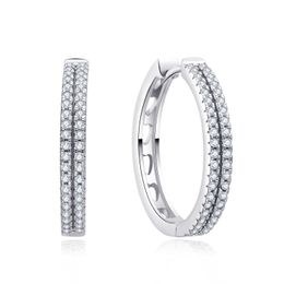 MOISS stříbrné náušnice KRUHY