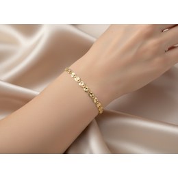 Zlatý 585/1000 náramek anker 1721