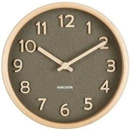 Flexistyle z243 - designové hodiny z tmavého dubu