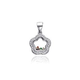 MOISS stříbrný přívěsek KVĚTINA