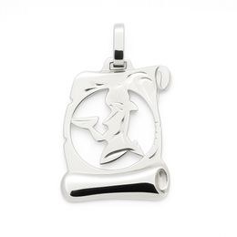 Stříbrný přívěsek zvěrokruh Panna pergamen