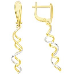 Zlaté visací náušnice francouz. zapínání