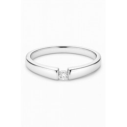 Zlatý 585/1000 prsten z bílého zlata s briliantem 386.2171 0,06ct