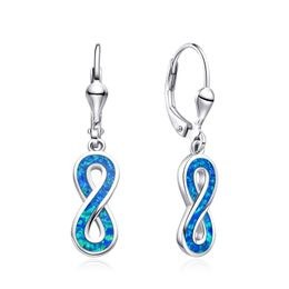 MOISS stříbrné náušnice OPÁL