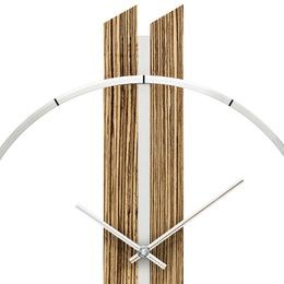 KUBRi 0180A - Luxusní dubové hodiny s epoxidovými doplňky