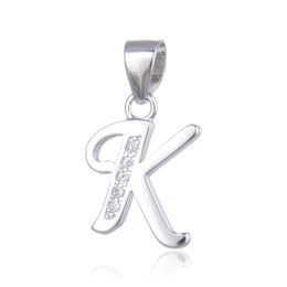 MOISS stříbrný přívěsek PÍSMENO K