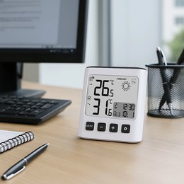 Hodiny NOTE - s kalendářem, textovými a zvukovými upozorněními a fotorámečkem