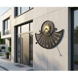 Sluneční hodiny SOLE03 - vyrobené z masivního kovu