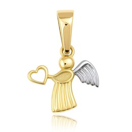 MINET Zlatý přívěsek anděl Au 585/1000 0,35g