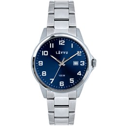 LAVVU Stylové pánské hodinky HAMRE Blue 100M
