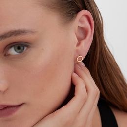 MINET Luxusní stříbrné náušnice s bílými a růžovými zirkony