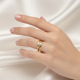 Zlatý prsten s gravírováním