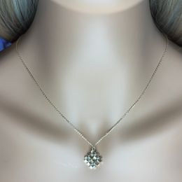 Zlatý 585/1000 řetízek vícebarevný žiletkový 1424