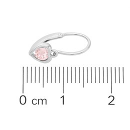MINET Zlaté náušnice trojité oválky s bílými zirkony Au 585/1000 2,65g