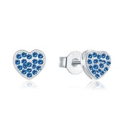 MOISS stříbrné náušnice SRDCE