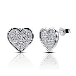 MOISS stříbrné náušnice SRDCE
