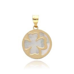 MOISS přívěsek ze žlutého zlata ČTYŘLÍSTEK