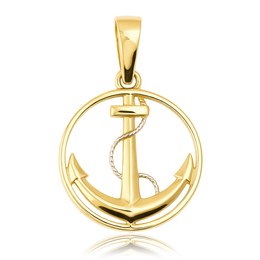 MINET Zlatý přívěsek kotva Au 585/1000 0,95g