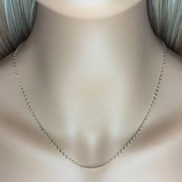 Zlatý 585/1000 řetízek z bílého zlata anker 1394