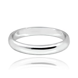 MINET+ Stříbrný snubní prsten 3.5 mm