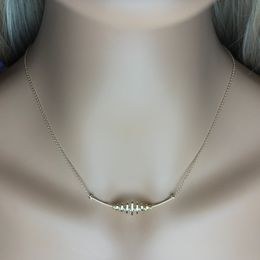 Zlatý 585/1000 řetízek vícebarevný žiletkový 1424