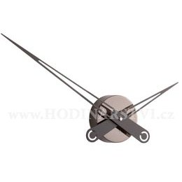 Designové nástěnné hodiny Future Time FT9650TT Hands titanium 60cm