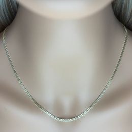 Zlatý 585/1000 řetízek z bílého zlata anker 1394