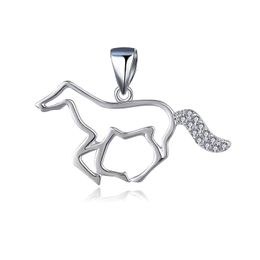 MOISS stříbrný přívěsek KŮŇ