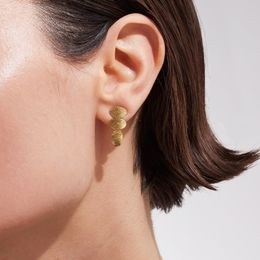MINET Stříbrné náušnice PERLY - bílé 4 mm