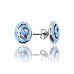 MOISS opálové stříbrné náušnice