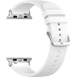 LAVVU LSZUI24 Tmavě šedý prošitý řemínek Slim z luxusní kůže Top Grain - 24