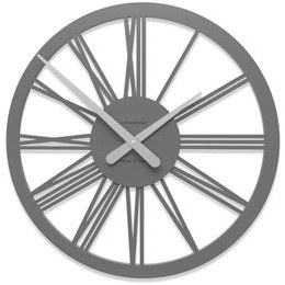 Hodiny CalleaDesign 10-114-3 45 cm tmavě šedá