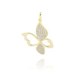 MOISS přívěsek ze žlutého zlata MOTÝL