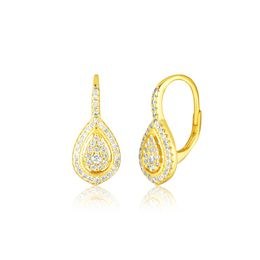 Náušnice JVD SVLE3195XH2GO00 stříbrné