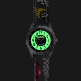 CLOCKODILE Svítící modré chlapecké hodinky FOTBAL CWB0070