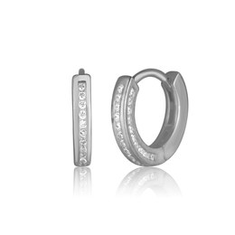 Náušnice JVD SVLE3283XF3BI00 stříbrné