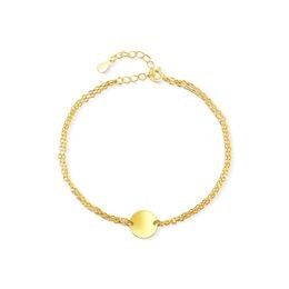 Náramek JVD SVLB0526XH2GO18 stříbrný