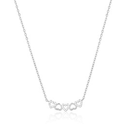 Stříbrný náhrdelník JVD 925/1000 SVLN0468X75BI45