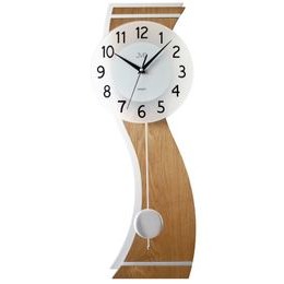 JVD NS22012.78 - Kyvadlové moderní hodiny z kvalitních materiálů jako je dřevo kov a sklo