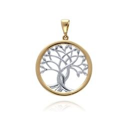 MOISS přívěsek ze žlutého zlata STROM BICOLOR