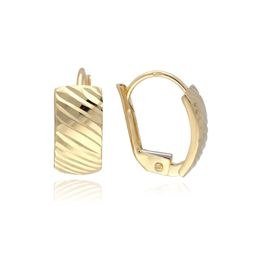 MOISS náušnice ze žlutého zlata