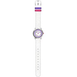 Květované bílé dívčí hodinky CLOCKODILE FLOWERS CWG5025