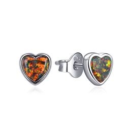 MOISS stříbrné náušnice OPÁL