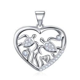 MOISS stříbrný přívěsek SRDCE